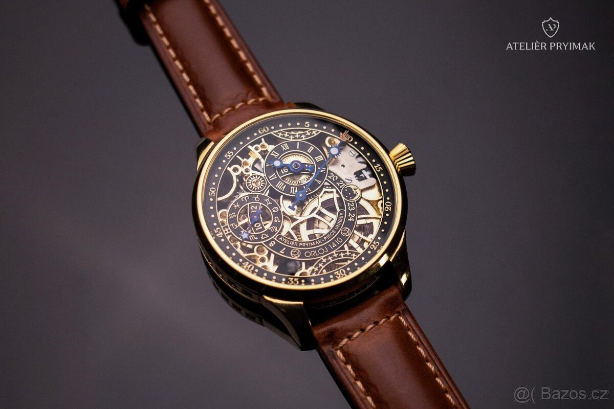 Skeletové hodinky OMEGA "Staroměstský Orloj 1410"