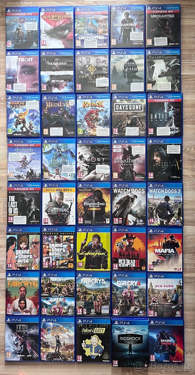 Hry PS4 fungující i na PS5 i VR