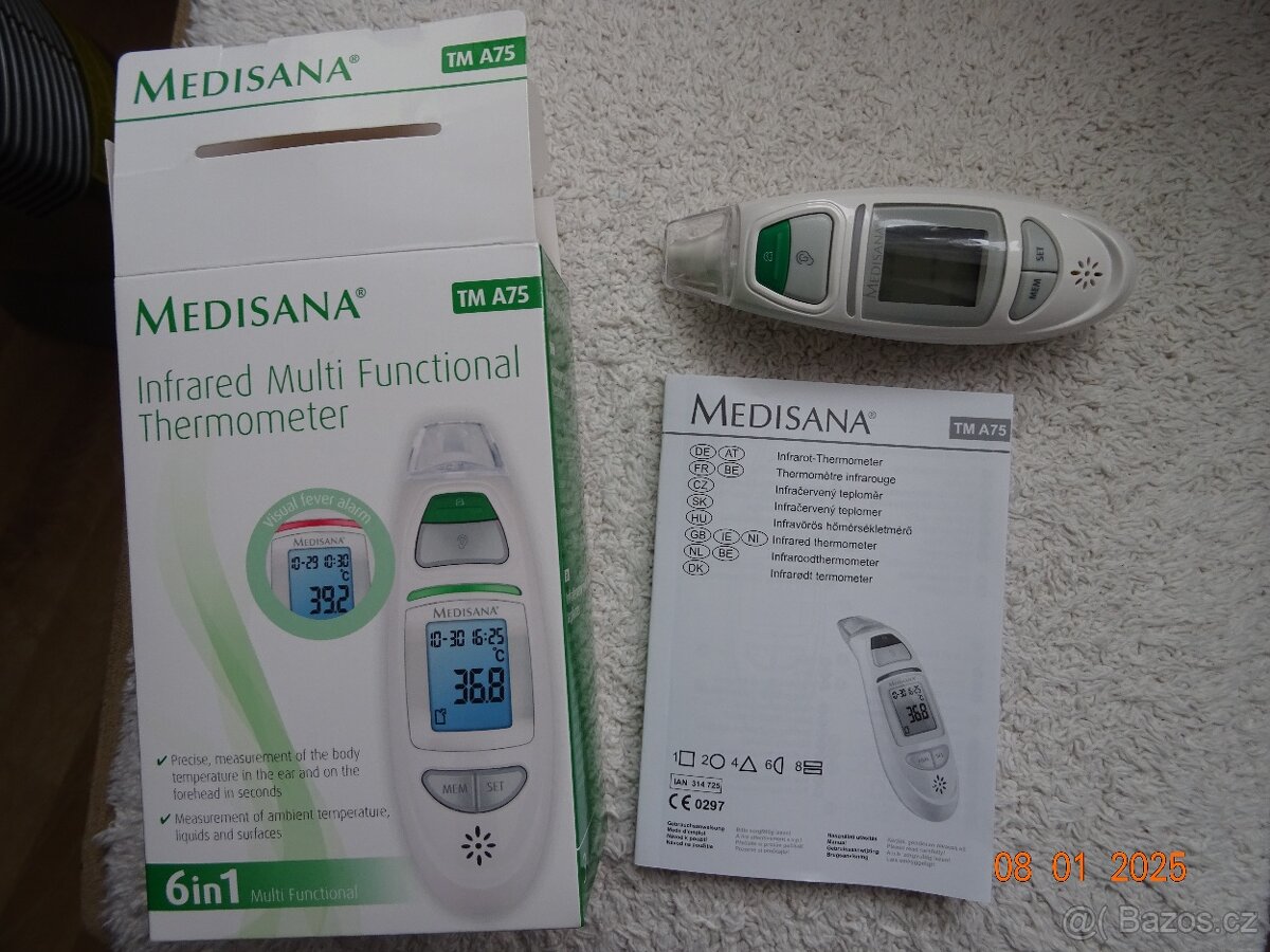 Multifunkční infračervený teploměr MEDISANA TM 750, 6v1