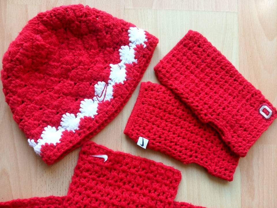 Set-čepice, rukavice, šála Nike
