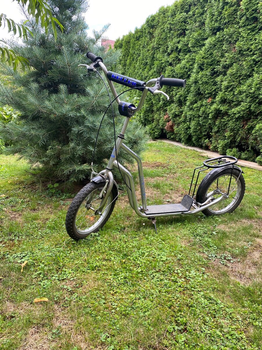 Koloběžka Keller s nafukovacími koly
