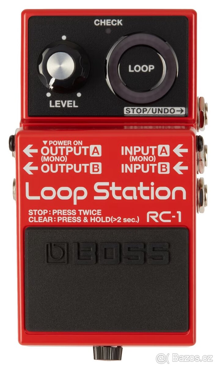PRODÁNO - Nový, nepoužívaný BOSS RC-1 Loop station - ZÁRUKA
