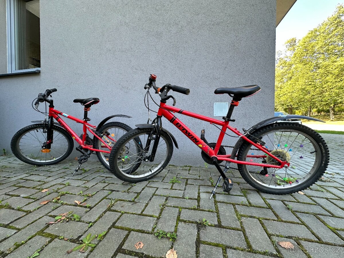 2x dětské horské kolo 20" Decathlon