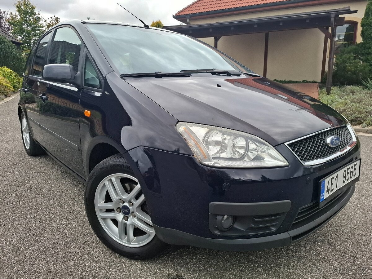 FORD FOCUS C-MAX 1.8i 92KW 2005 GHIA NAVI, ALU, SERVIS.KNIHA