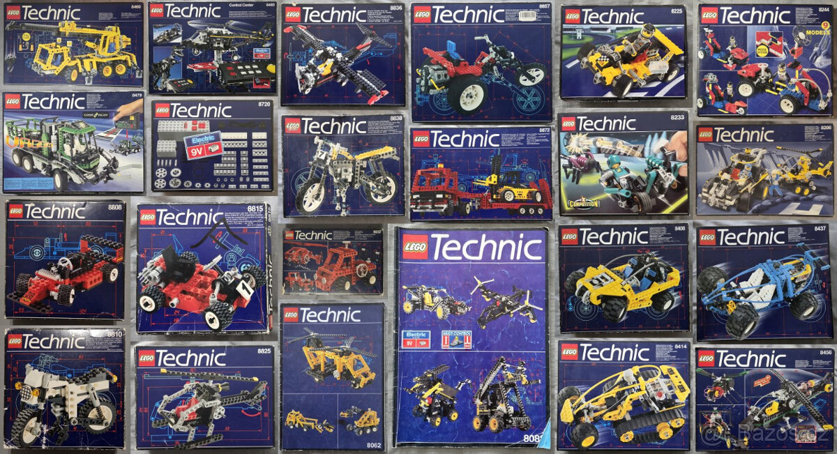 Lego Technic Sady 80 a 90 roky, Na predaj