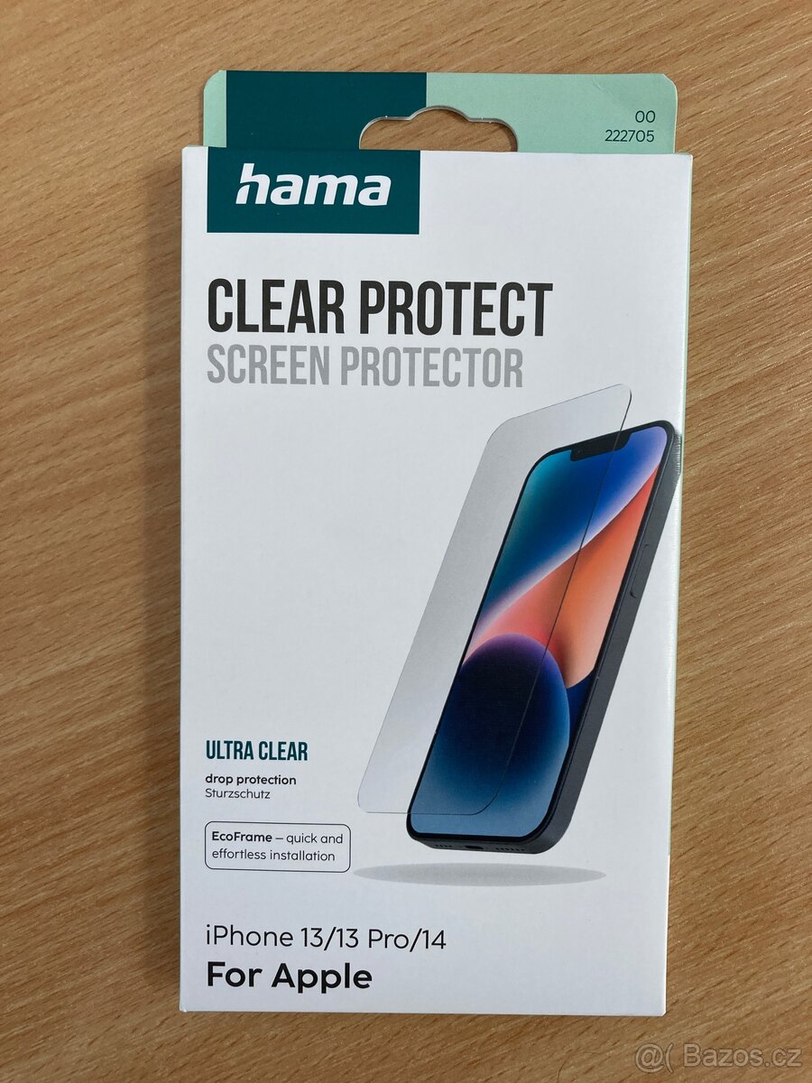 Ochranné sklo Hama (Apple iPhone 13/13 Pro/14).