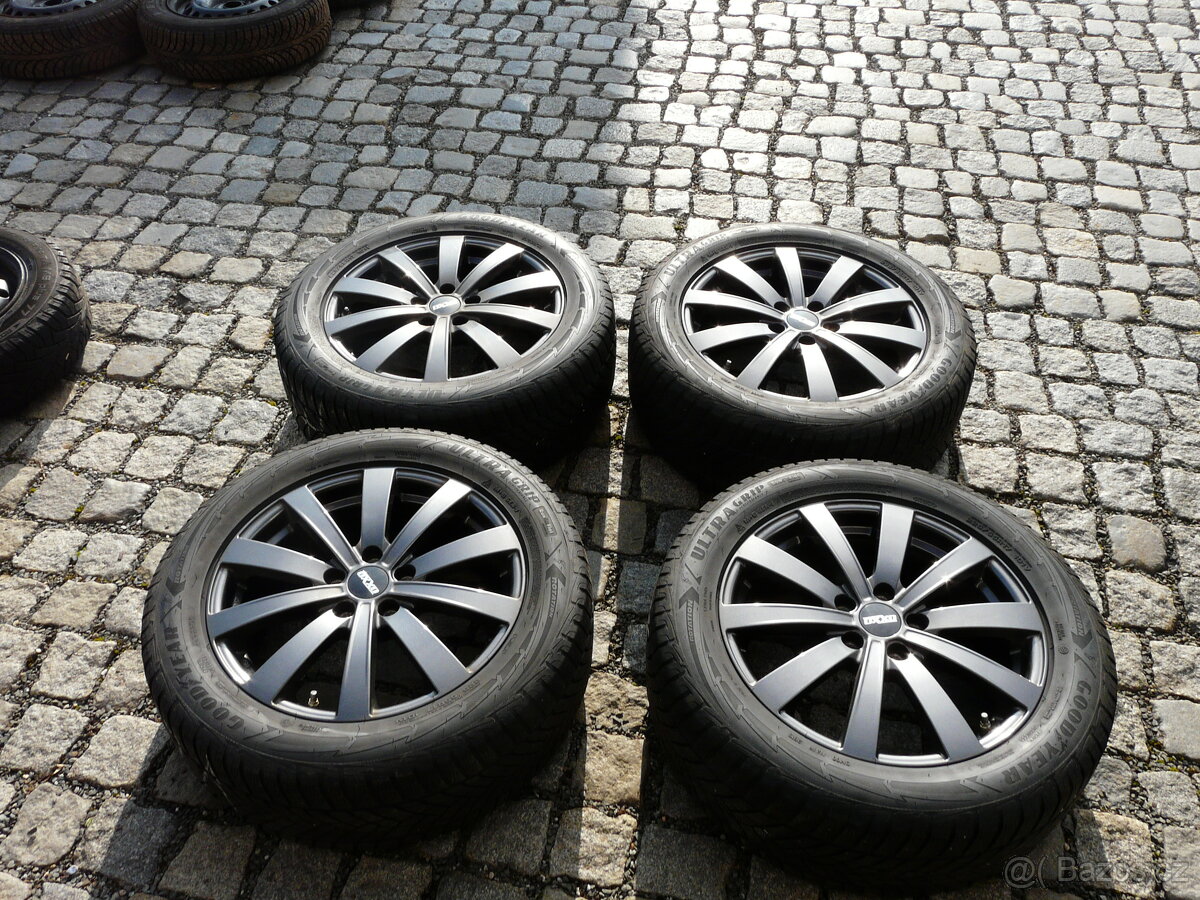 ALU KOLA + ZIMNÍ PNEU 225/55R17 BMW 17"