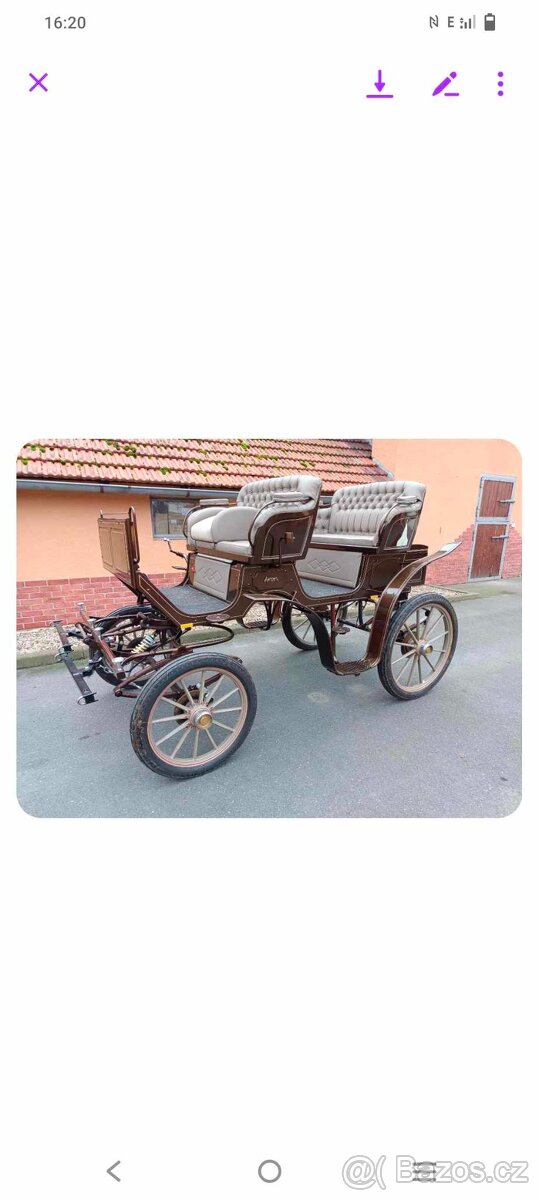 Kočár za koně zn. Aron