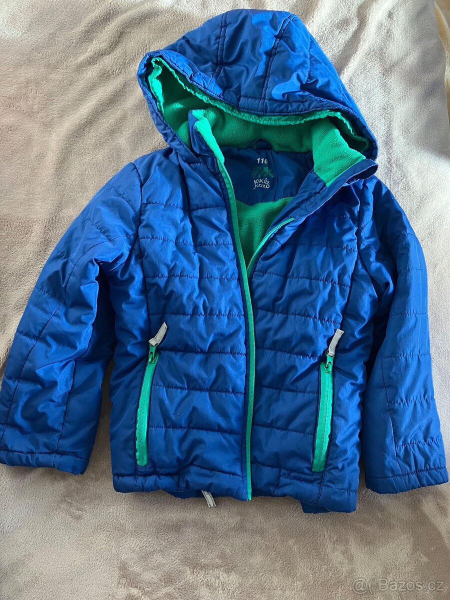 Teplá zimní bunda vel. 116