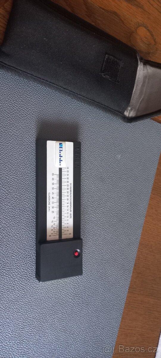 Bohle, merlin. Měřič tloušťky skel , okna