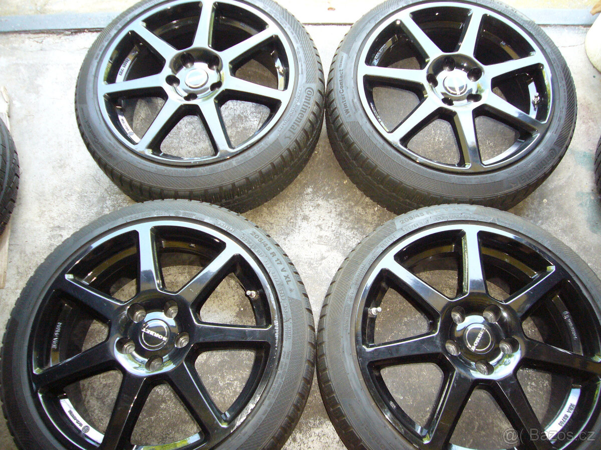 ZIMNÍ ALU KOLA MINI COOPER-VW-AUDI-ŠKODA-SEAT 17" 5x112