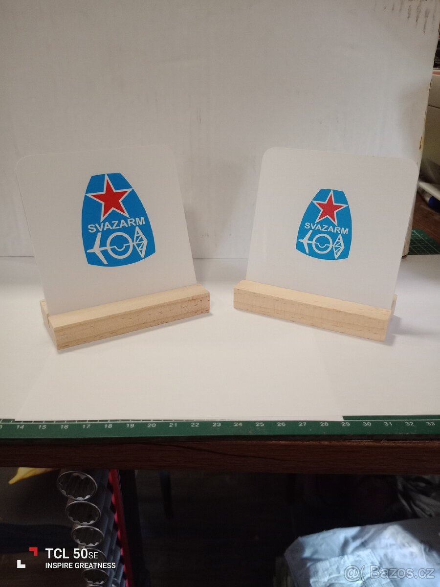 Fotorámeček na stůl, do vitríny apod. SVAZARM