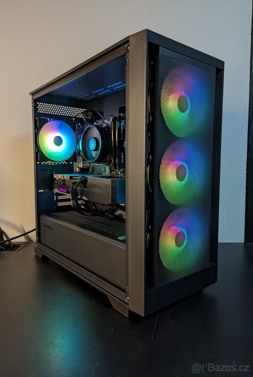 Herní PC: Ryzen 5 5600 / RTX 3060TI/ 16gbRAM/ Záruka