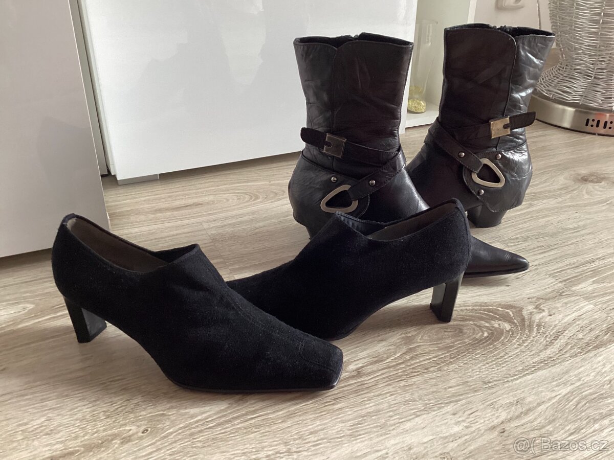 Dámské boty pro úzké nohy, vel.37,5.
