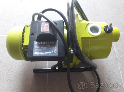 Čerpadlo Extol - nové 1200W, 3800 l/hod