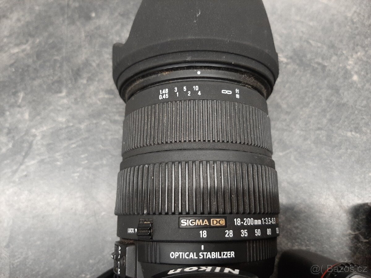 Objektiv Sigma DC 18-200mm pro Nikon