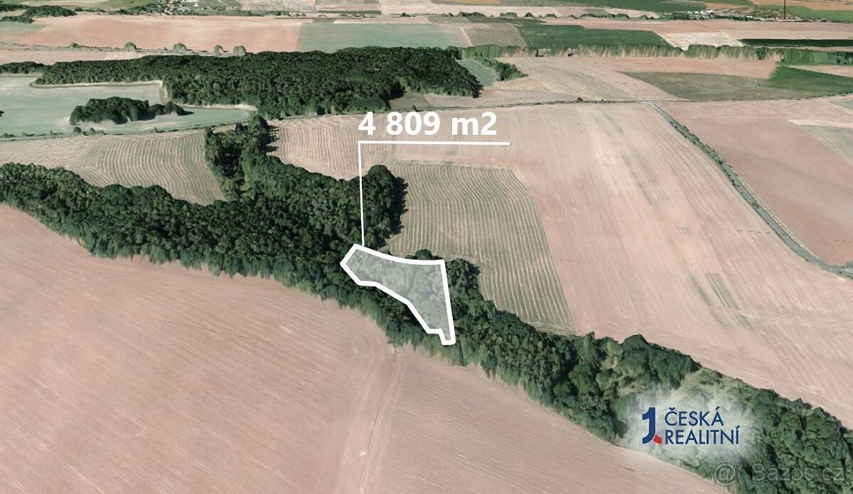 Les 4 809 m², Podíl 50 % o výměře 2 405 m²