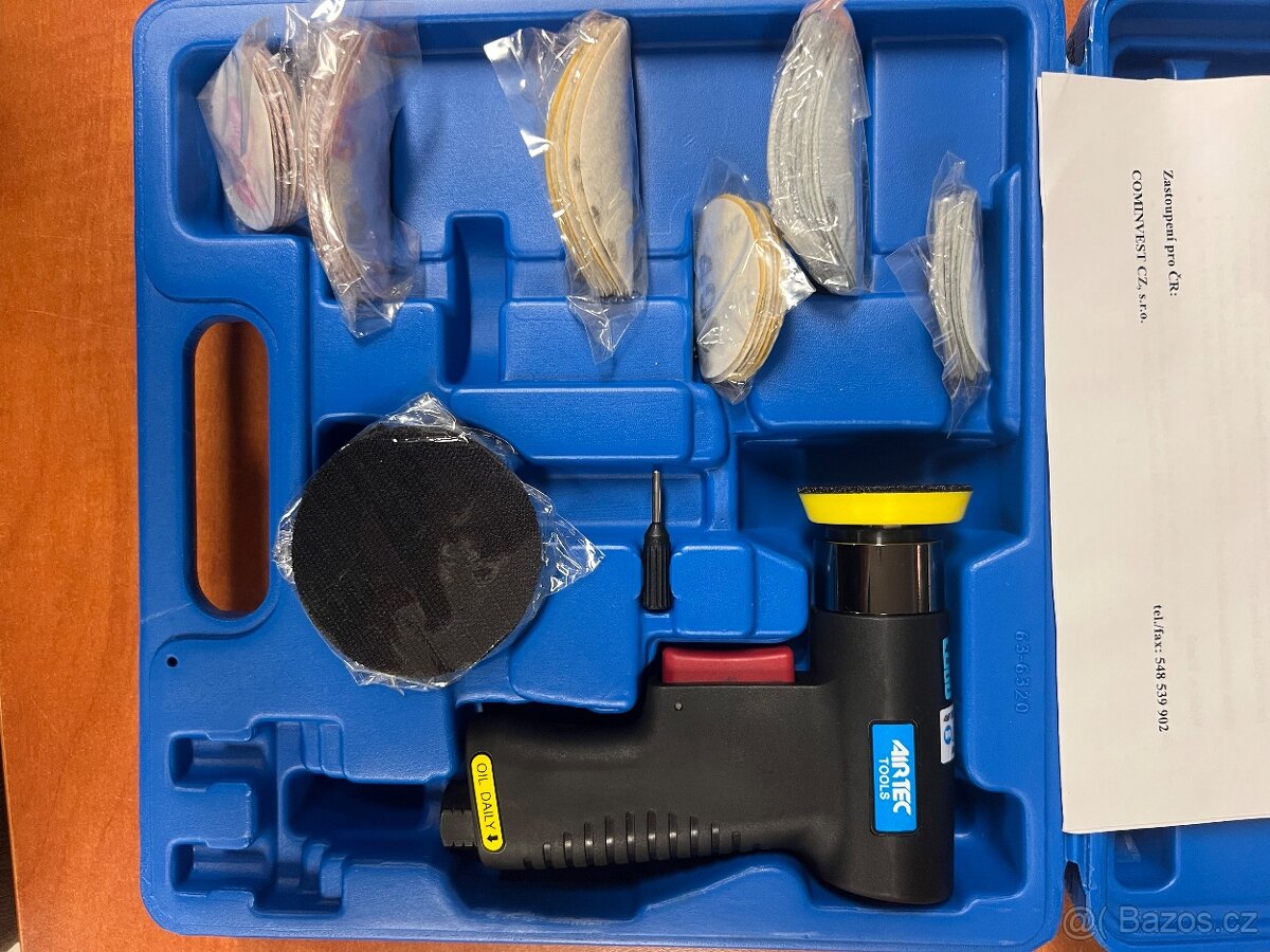 Prodám pneumatickou mini excentrickou brusku Airtec (Model 2