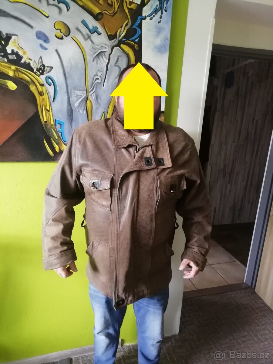 Kožená bunda Martínek - 52 - XXL - NOVÁ - SLEVA