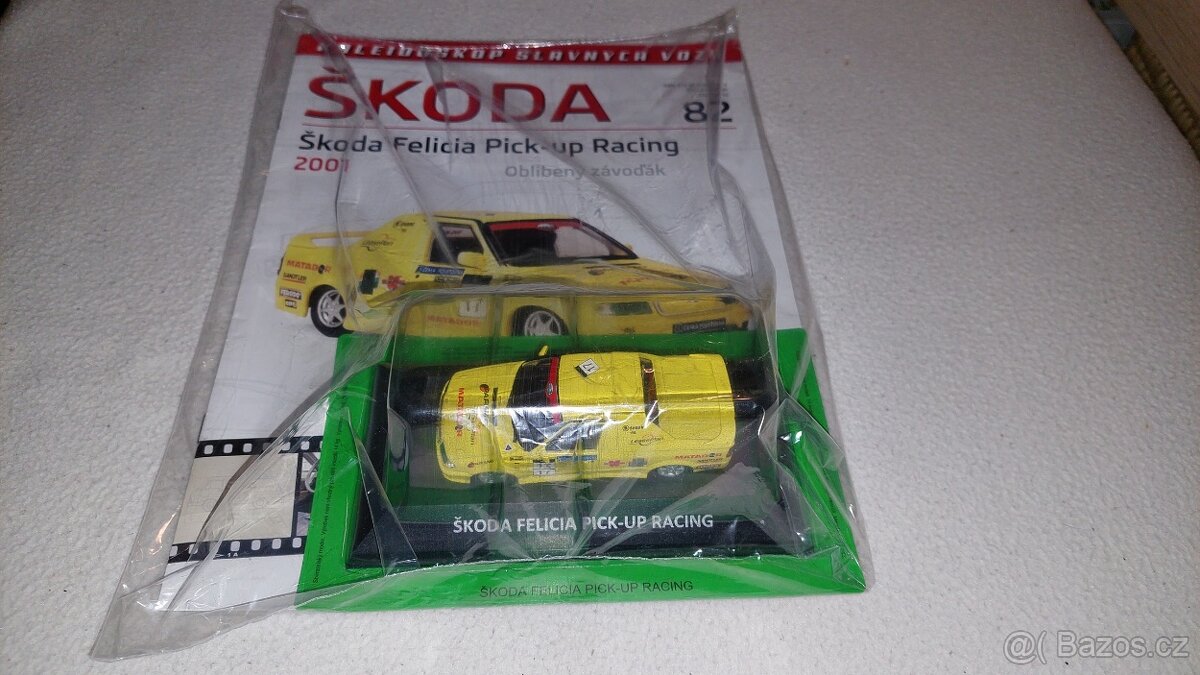 Prodám Škoda Felicia Pick Up Rallye,  1:43 Deagostini