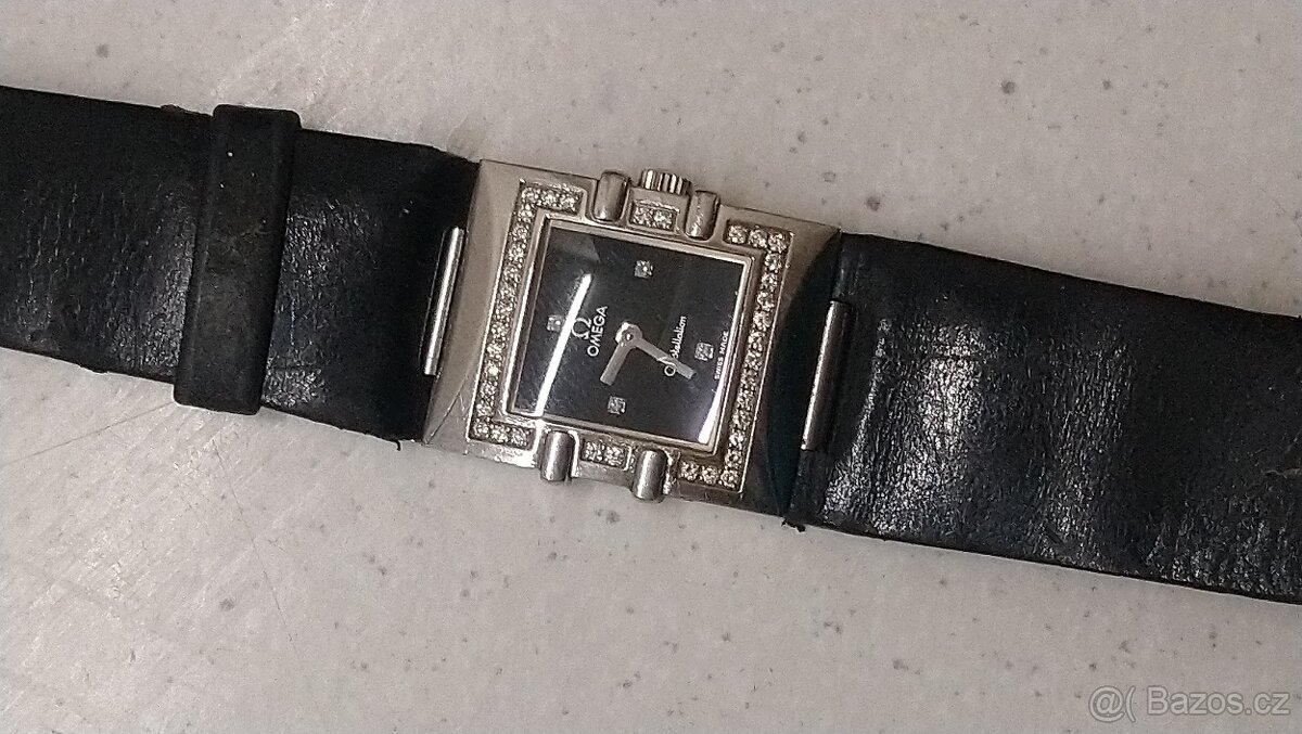 Dámské diamantové hodinky Omega