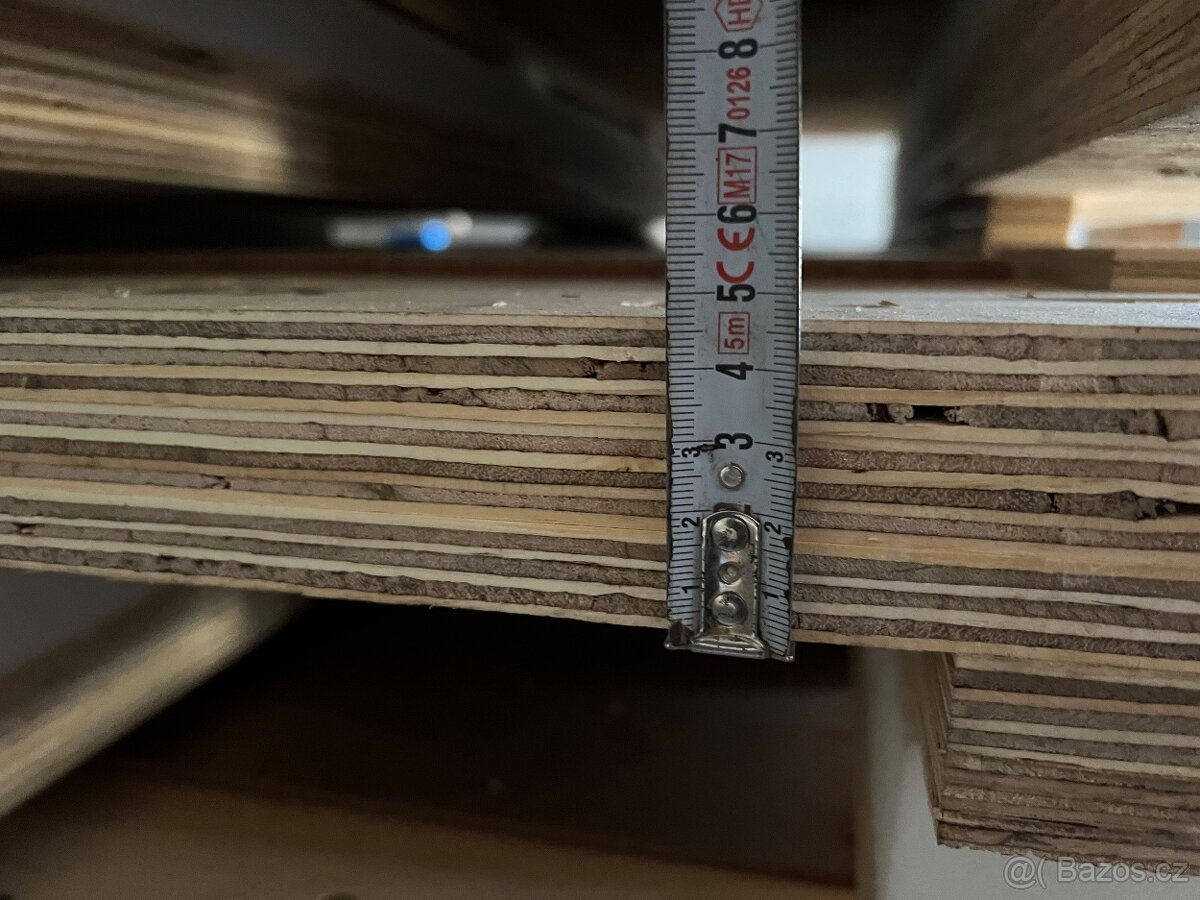 Prodám překlížku 65x1400x1700 mm