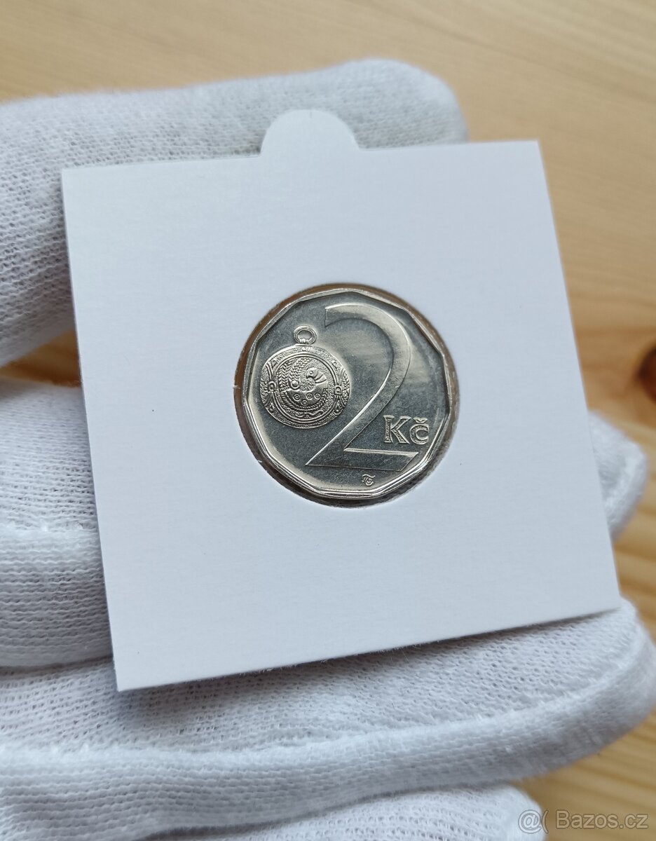 2koruna 2000 vzácný ročník jen pro sady