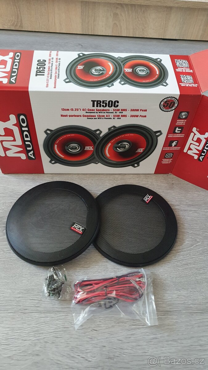 Reproduktory do auta MTX Audio záruka