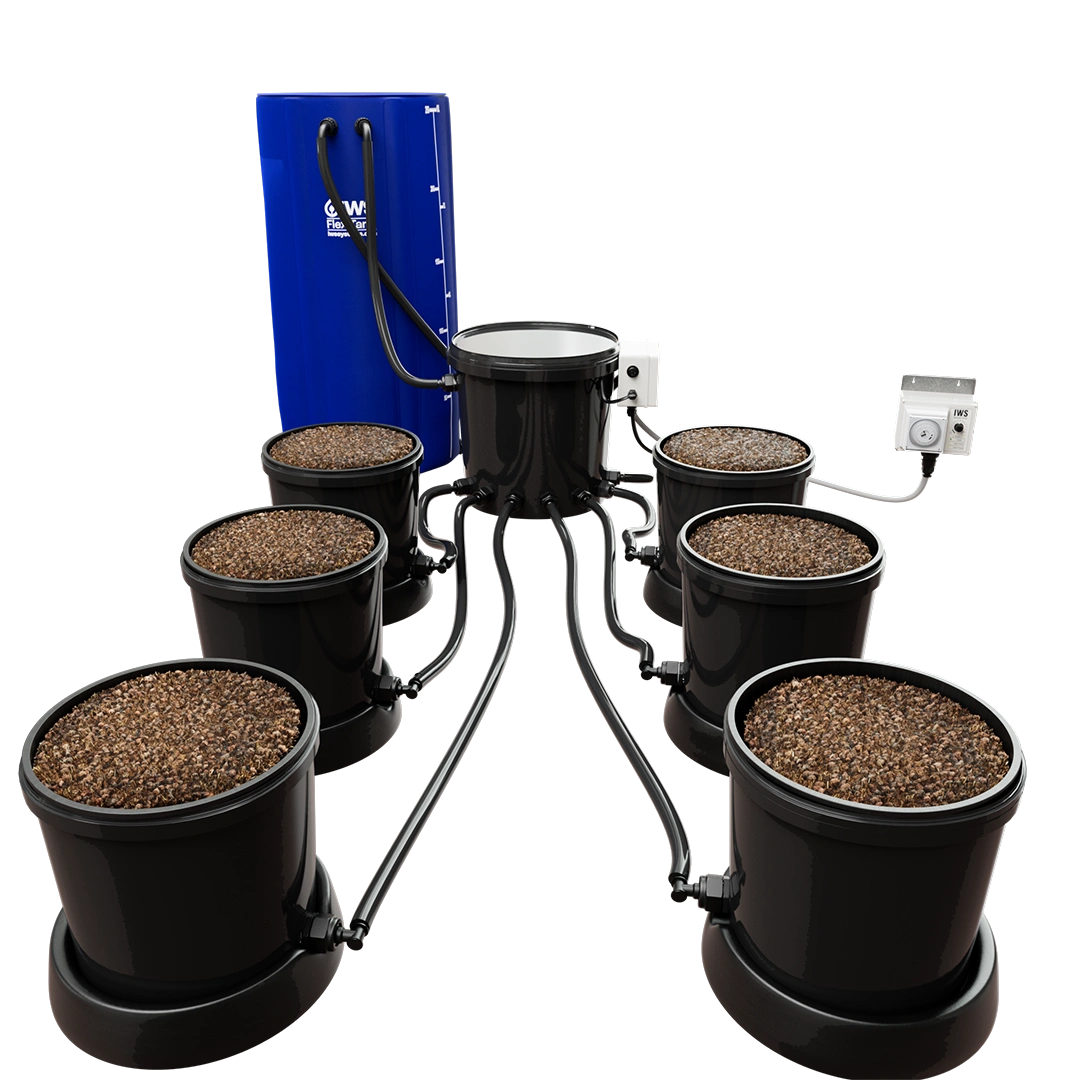 Zavlažovací systém IWS Multi-Pot 6-Pot System 100l