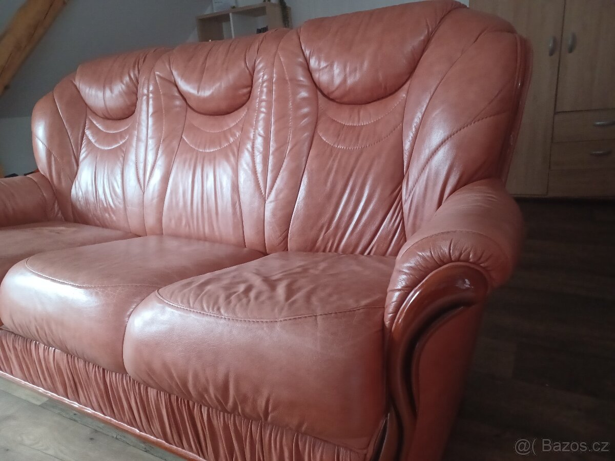 Kožená sedací souprava