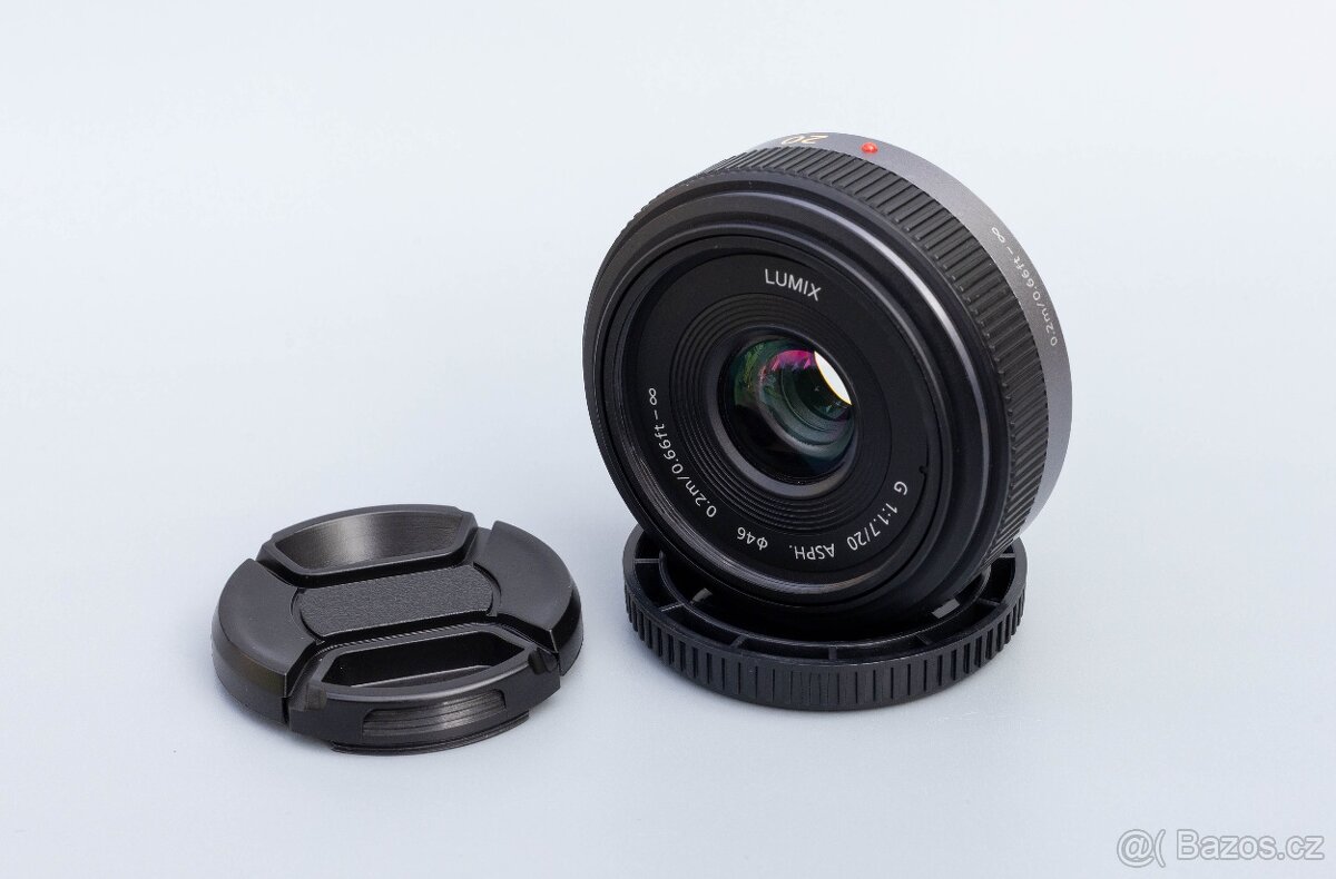 Panasonic 20 mm F1.7 - Micro 4/3 objektiv + UV filtr + CPL f