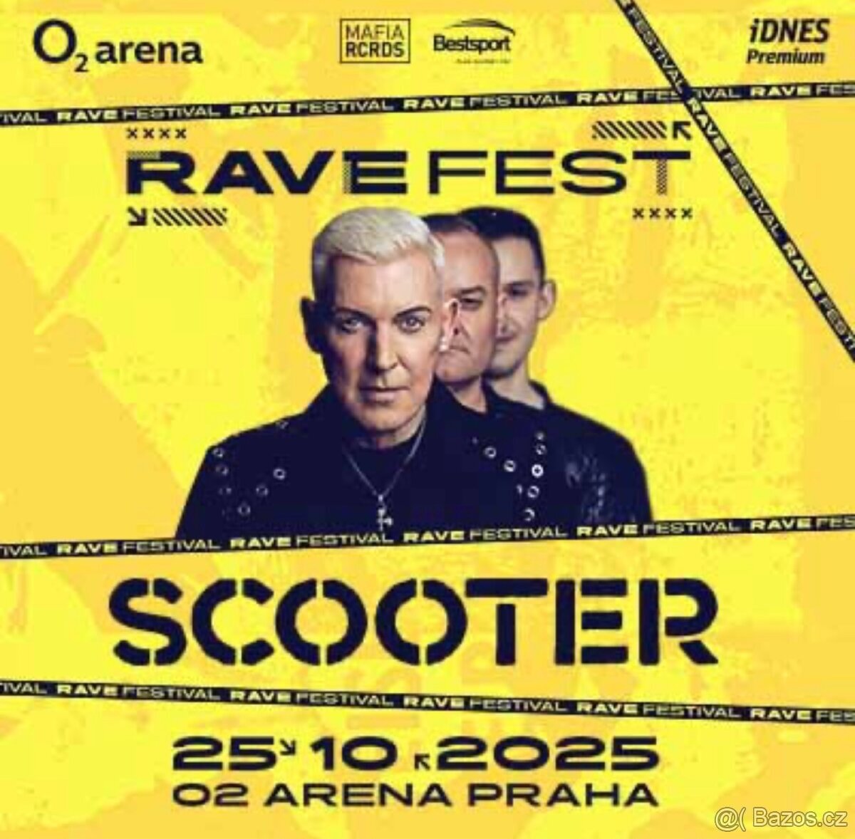 SCOOTER na RAVE Festivalu, O2 Arena Praha-VIP klubové patro