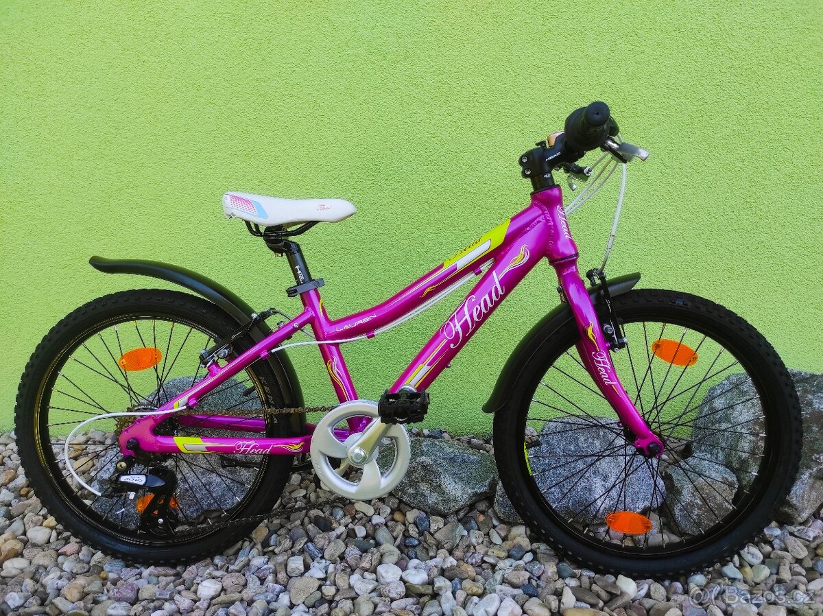 Značkové dětské kolo HEAD 20" (RŮŽOVÁ)""