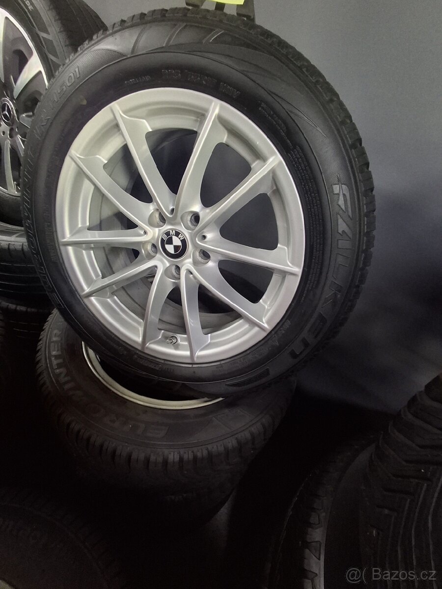 Alu kola BMW, 225/55 R17, zimní pneu