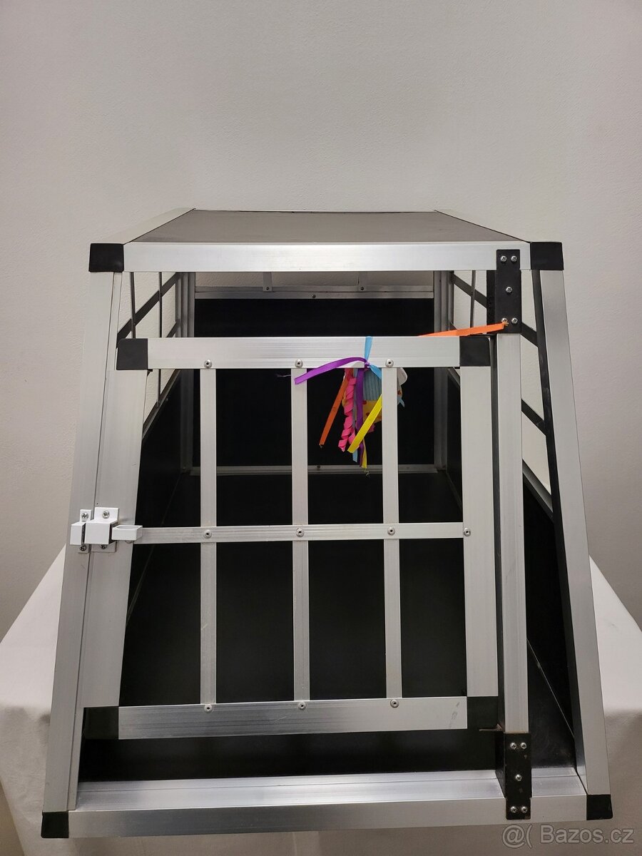 hliníkový přepravní box pro psa, vel. M č.1