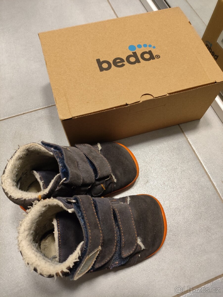 Dětské zimní boty Beda Barefoot velikost 26