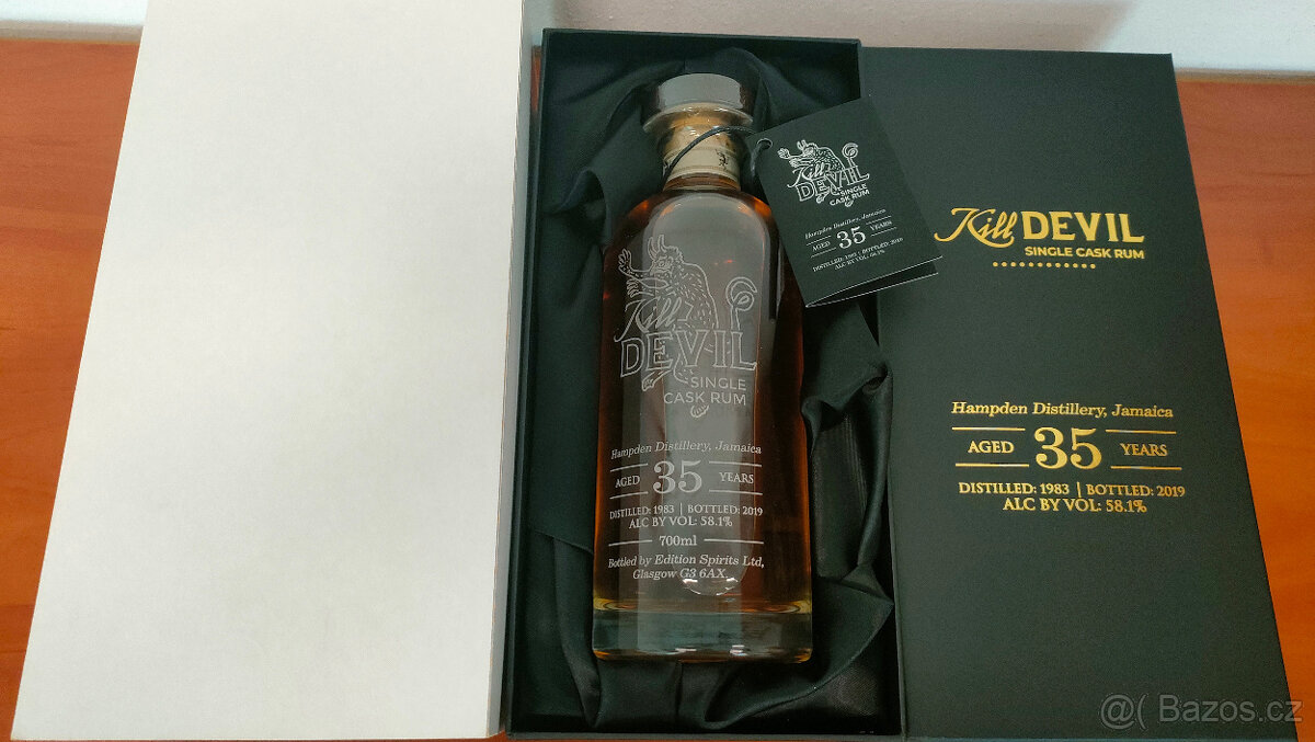 Rum- Kill Devil Jamaica Hampden 35y 1983 0,7l 58,1% GB L.E.