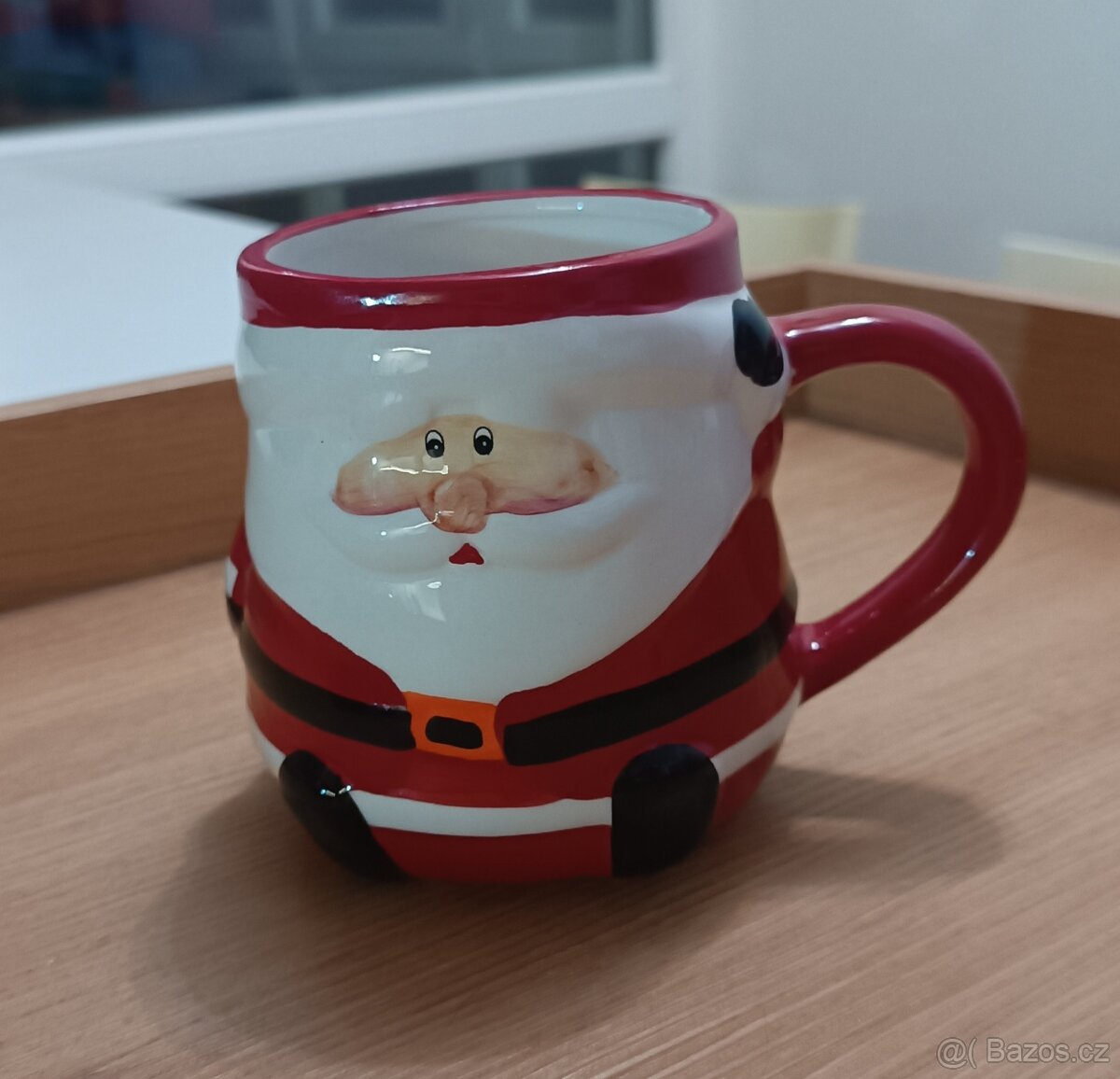 NOVÝ velký hrnek hrneček keramika Santa Vánoce vánoční