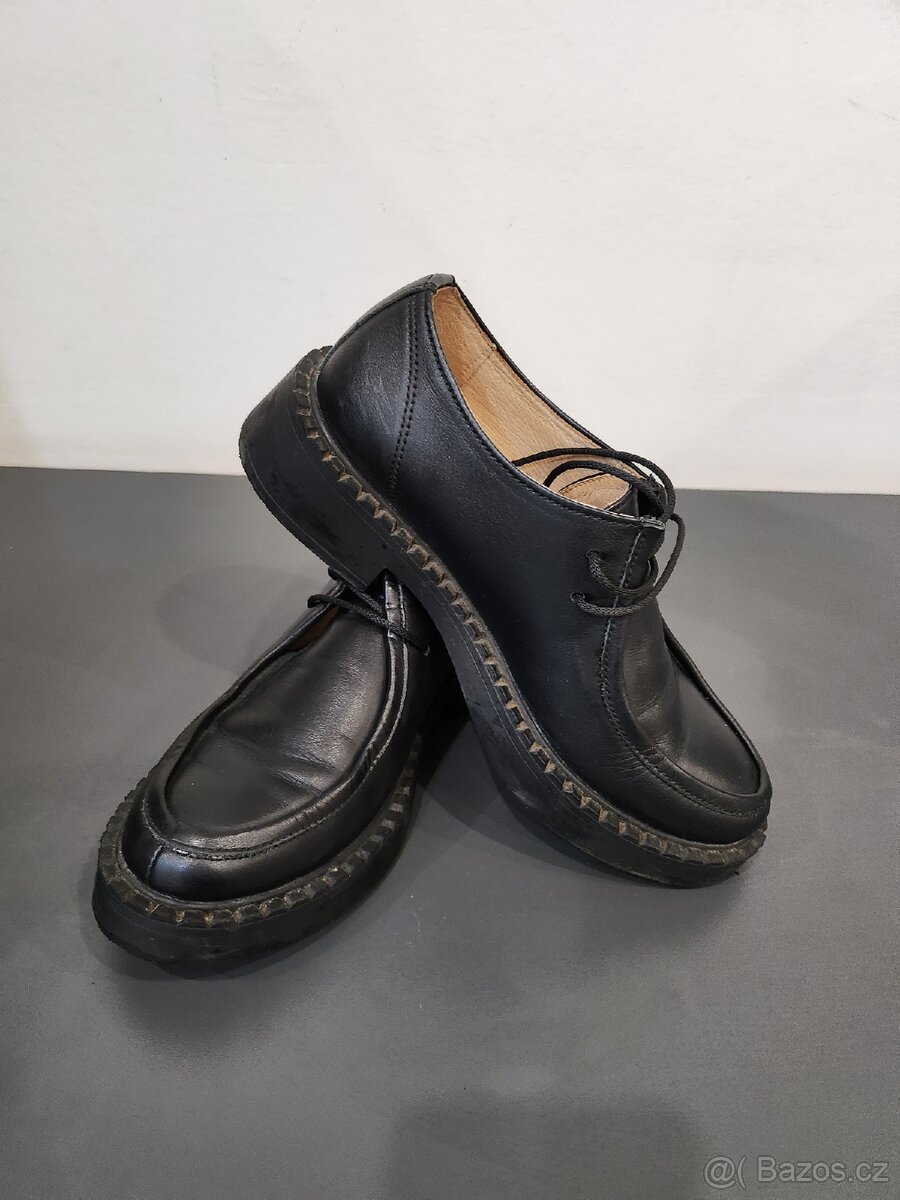 dámské kožené kotníkové boty

