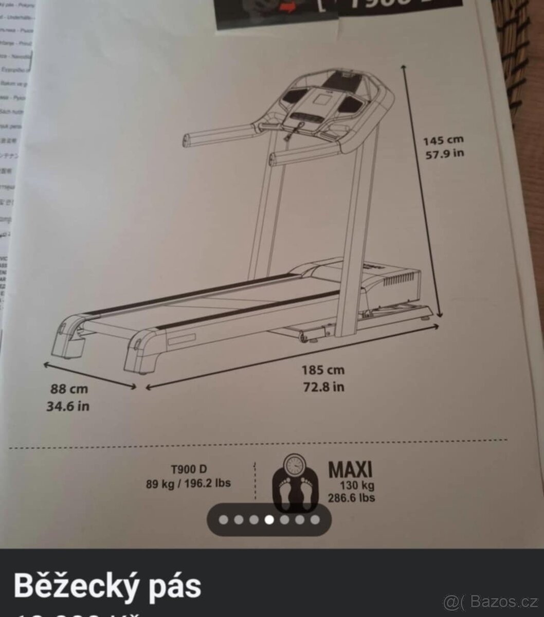 Běžící elektrický pás