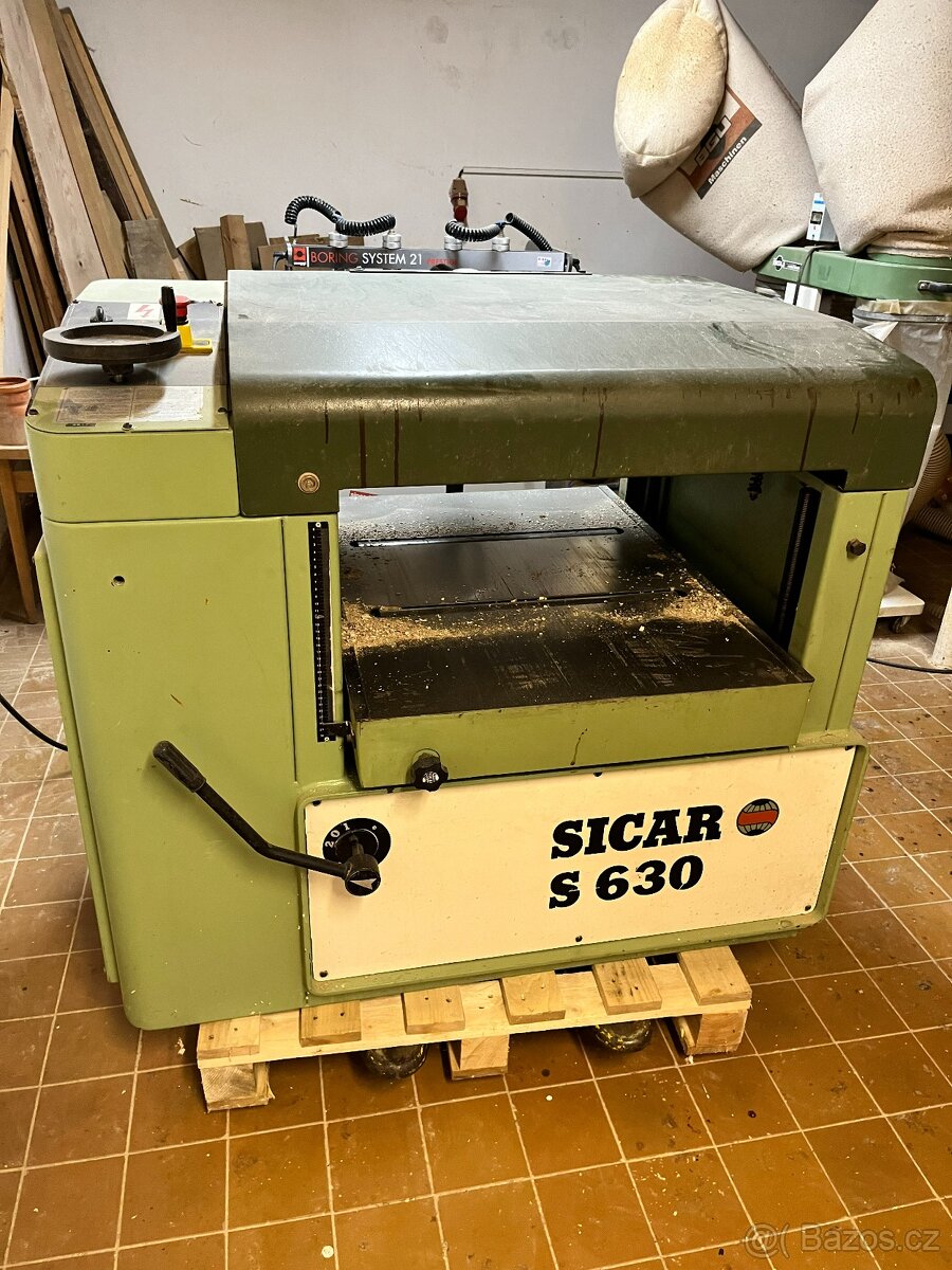 Protahovačka SICAR 630mm 4 nože 280mm motor vyhazuje jistič