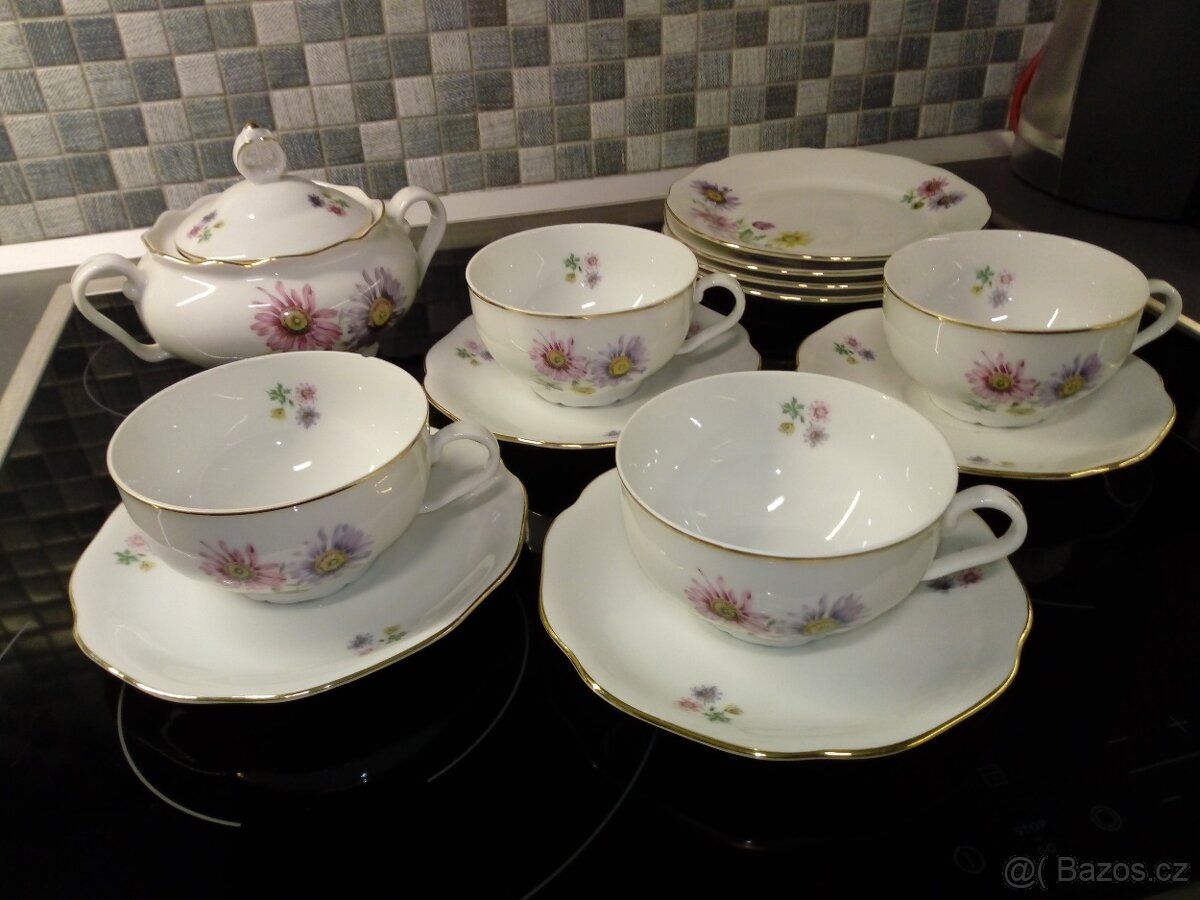 Čajový servis CZECHOSLOVAKIA