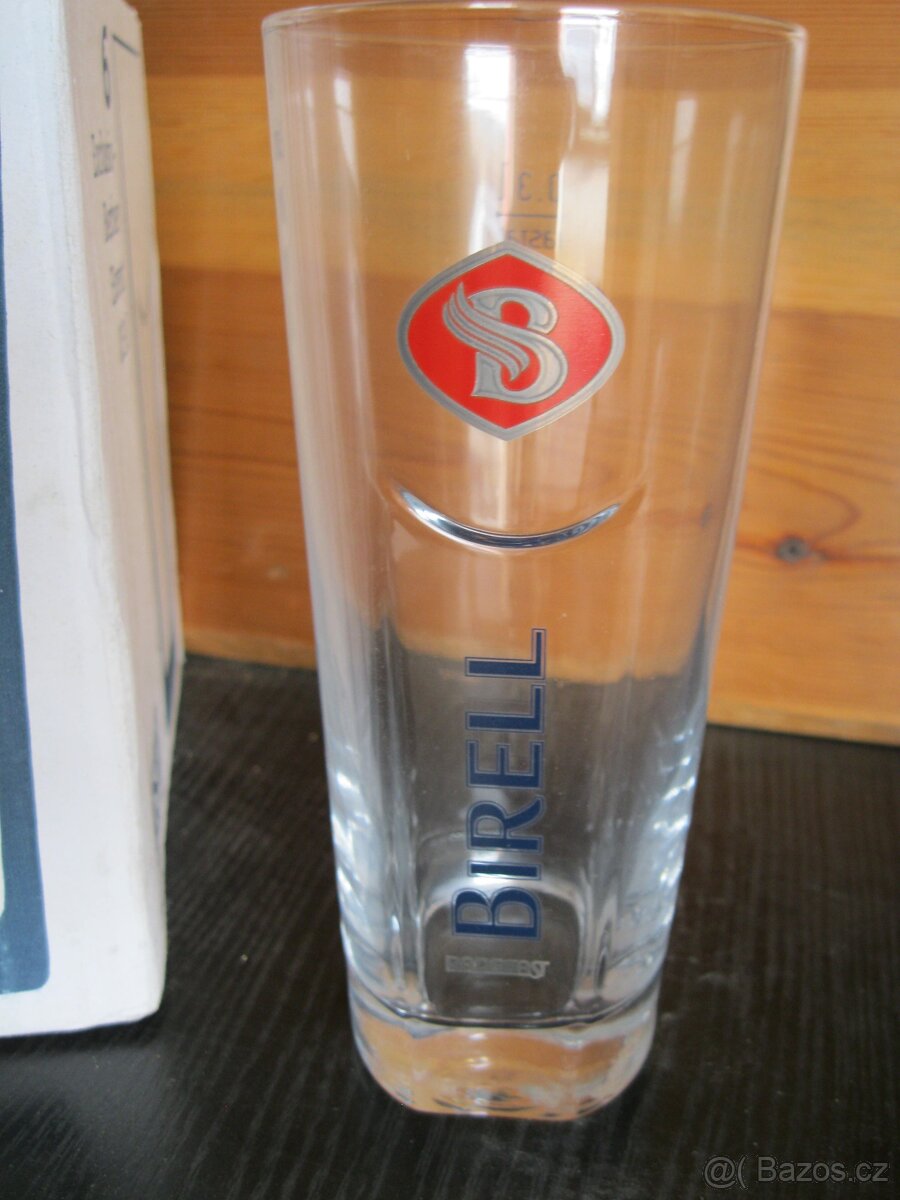 Luxusní sklenice " BIRELL" 0,3l NOVÉ