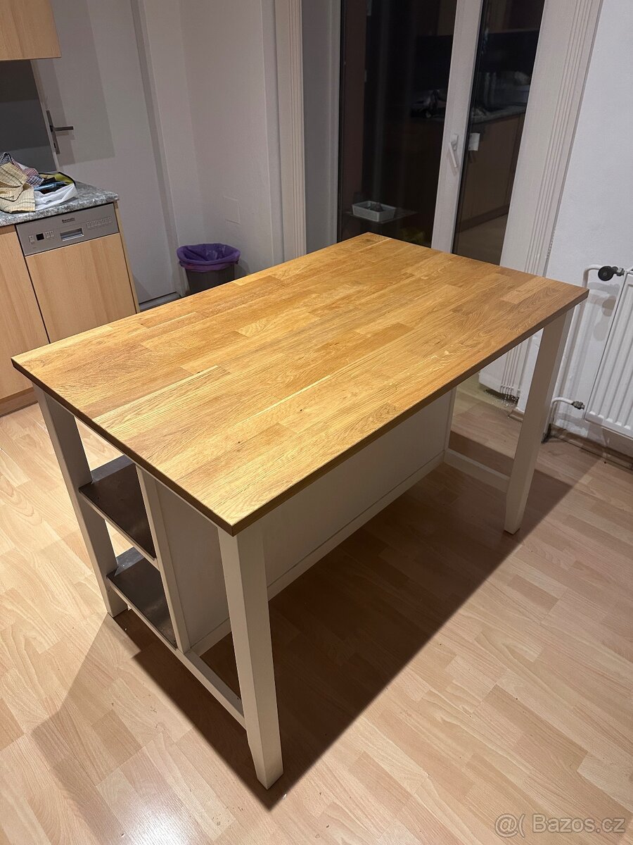 Kuchyňský ostrůvek- dub/bílý mat