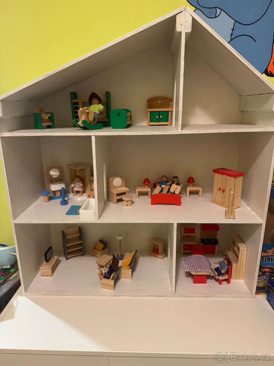 Domeček pro panenky s příslušenstvím