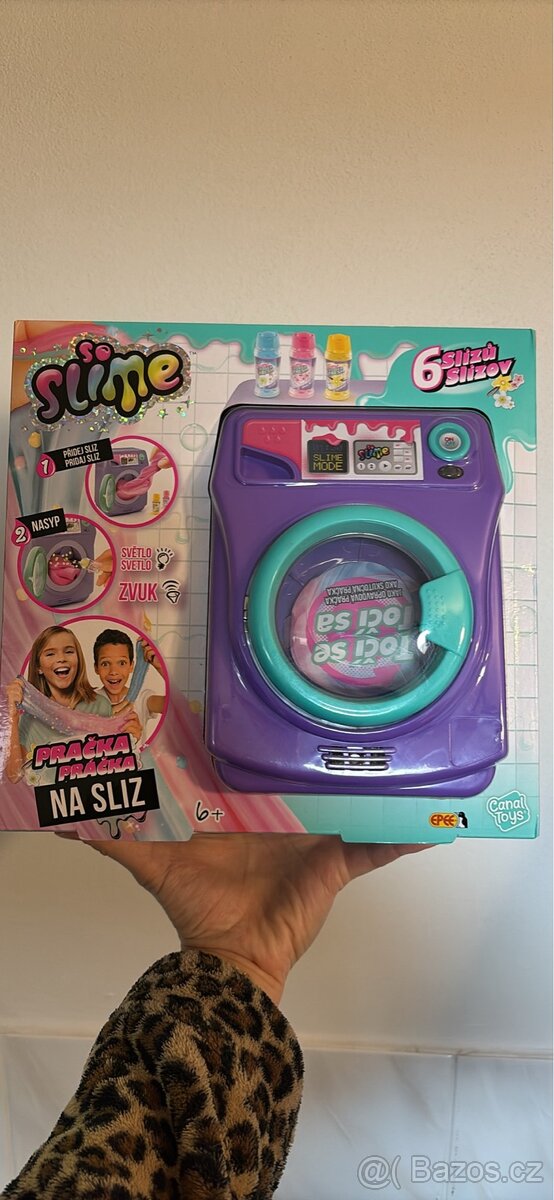 Pračka na sliz so slime