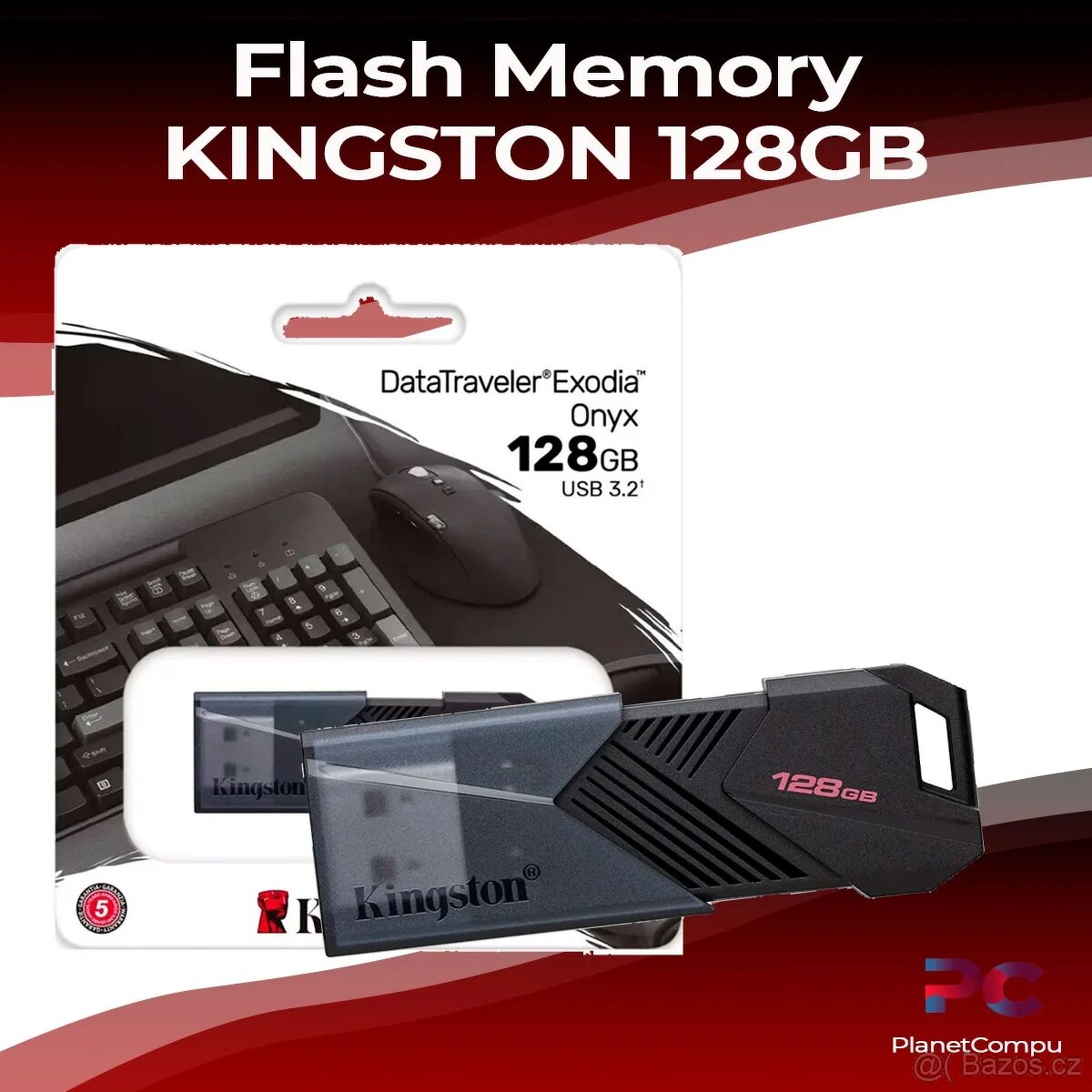 USB flashdisk Kingston 128GB (čtete popis)