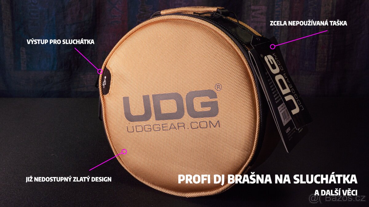 DJ brašna UDG na sluchátka/techniku