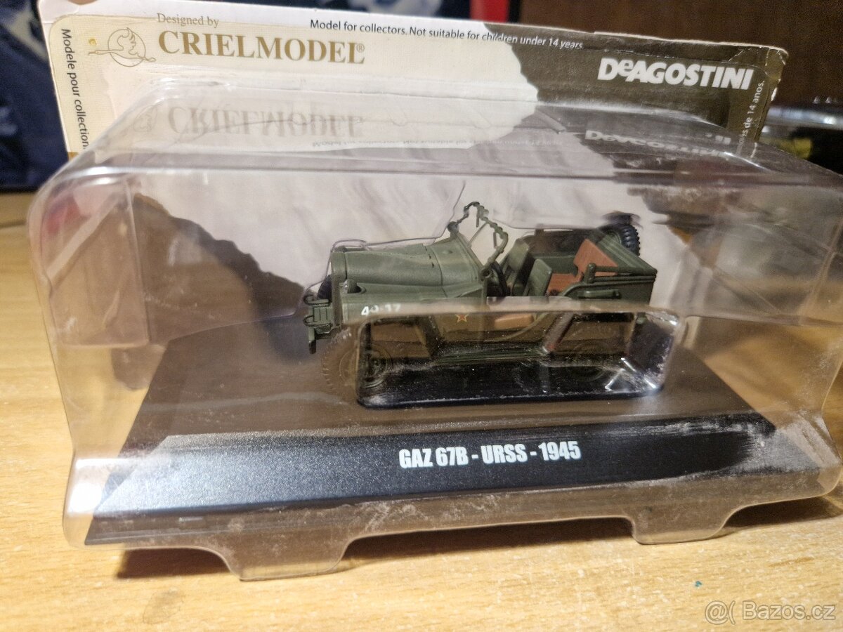 Vojenské modely Deagostini 4 Ks
