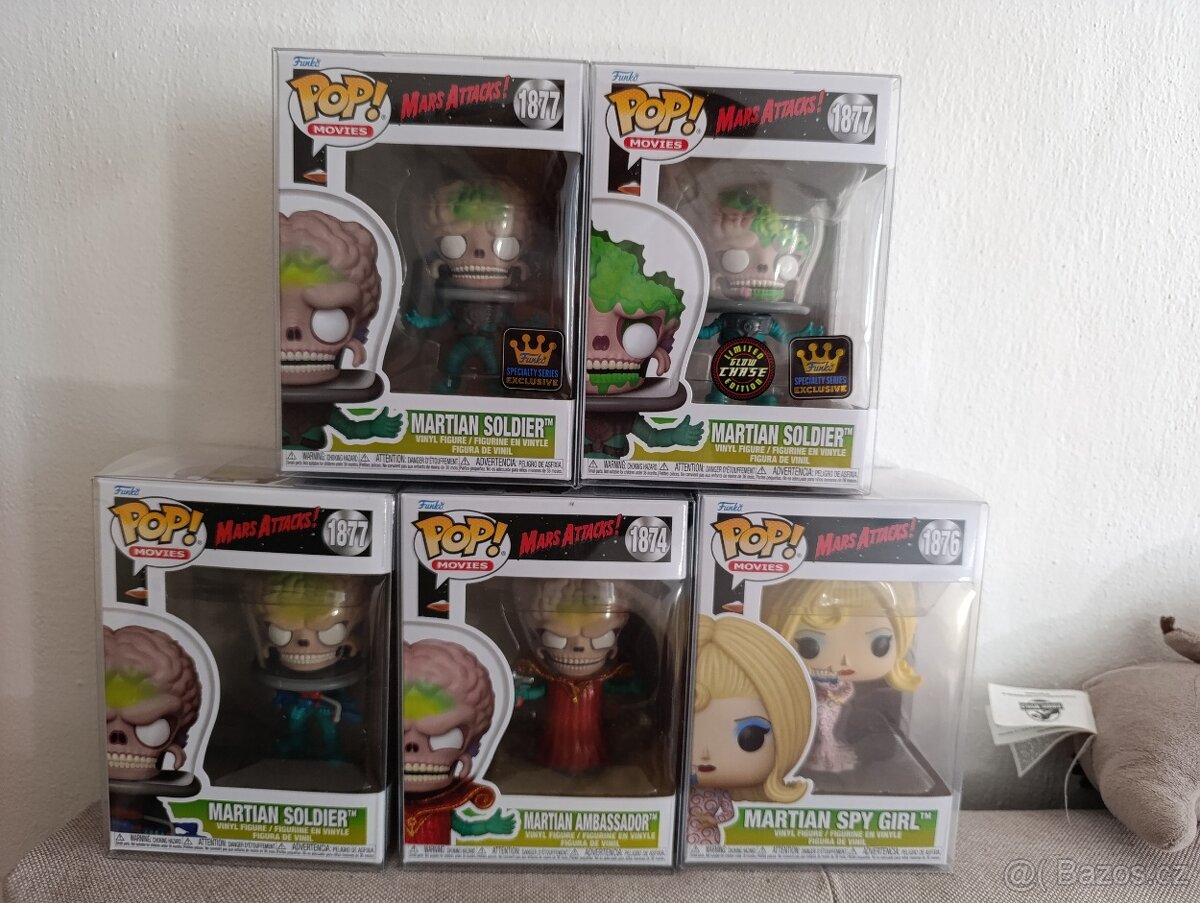 Funko Pop Mars Attacks set
